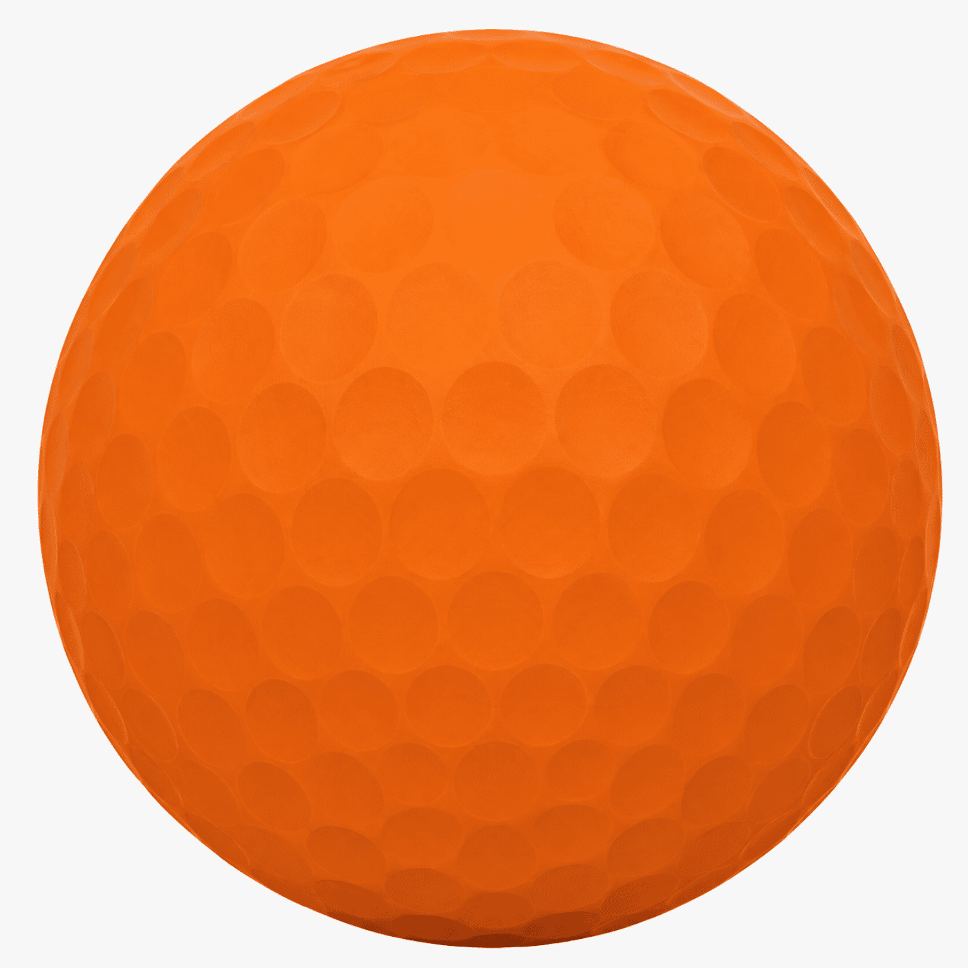 Orange golfbold